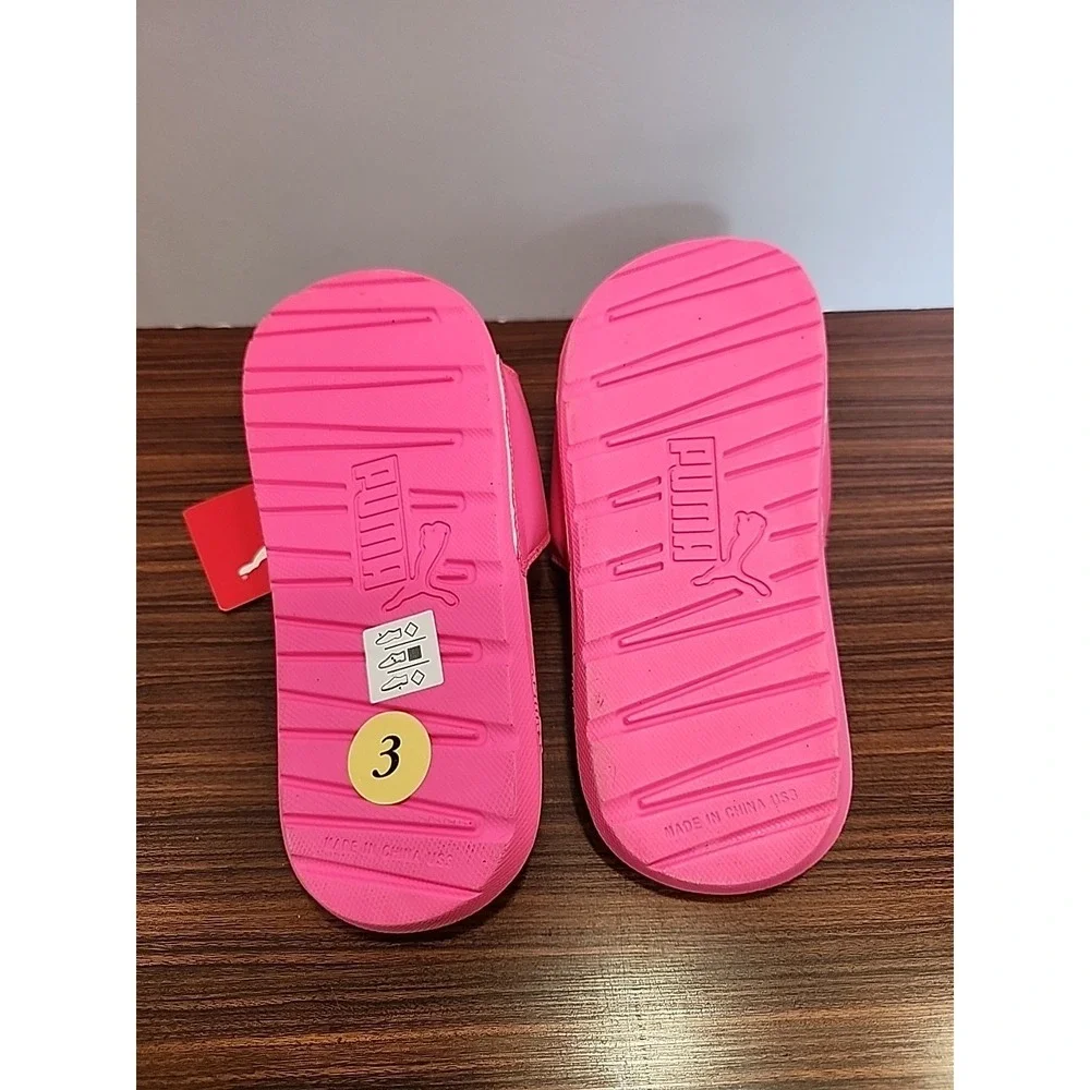NEW PUMA COOL CAT KNOCKOUT‎ PS KIDS 3C YOUTH SLIDE SANDALS